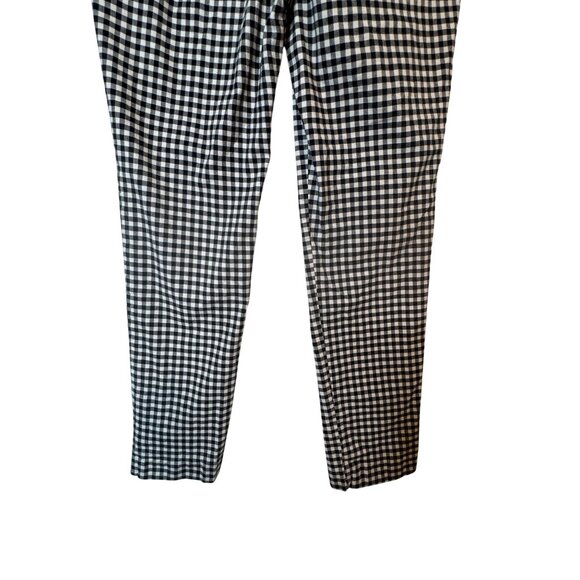 2/$30 Zara Medium Black & White Gingham Checkered Pants - Picture 12 of 13